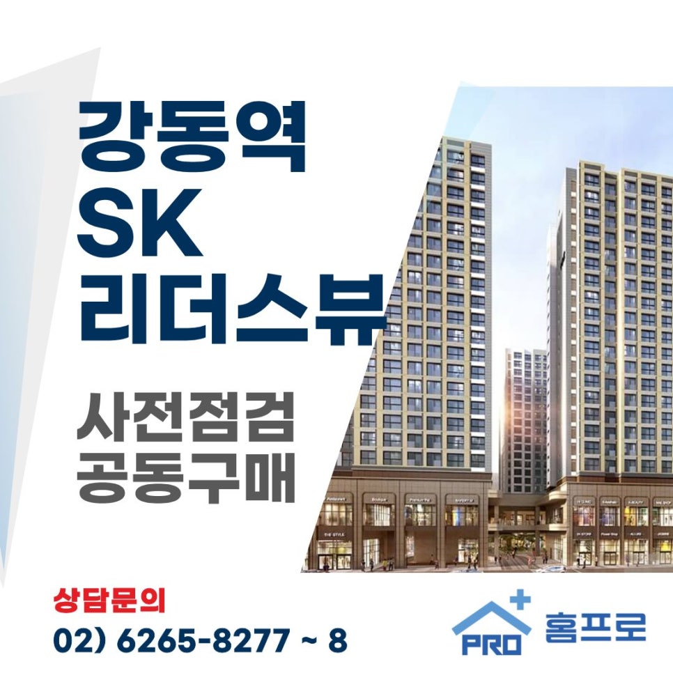 강동역 SK 리더스뷰 사전점검 공동구매